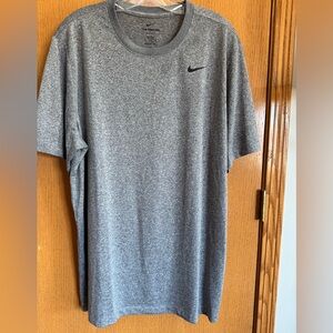 Nike Heather Gray Short Sleeve Dri-FIT Tee